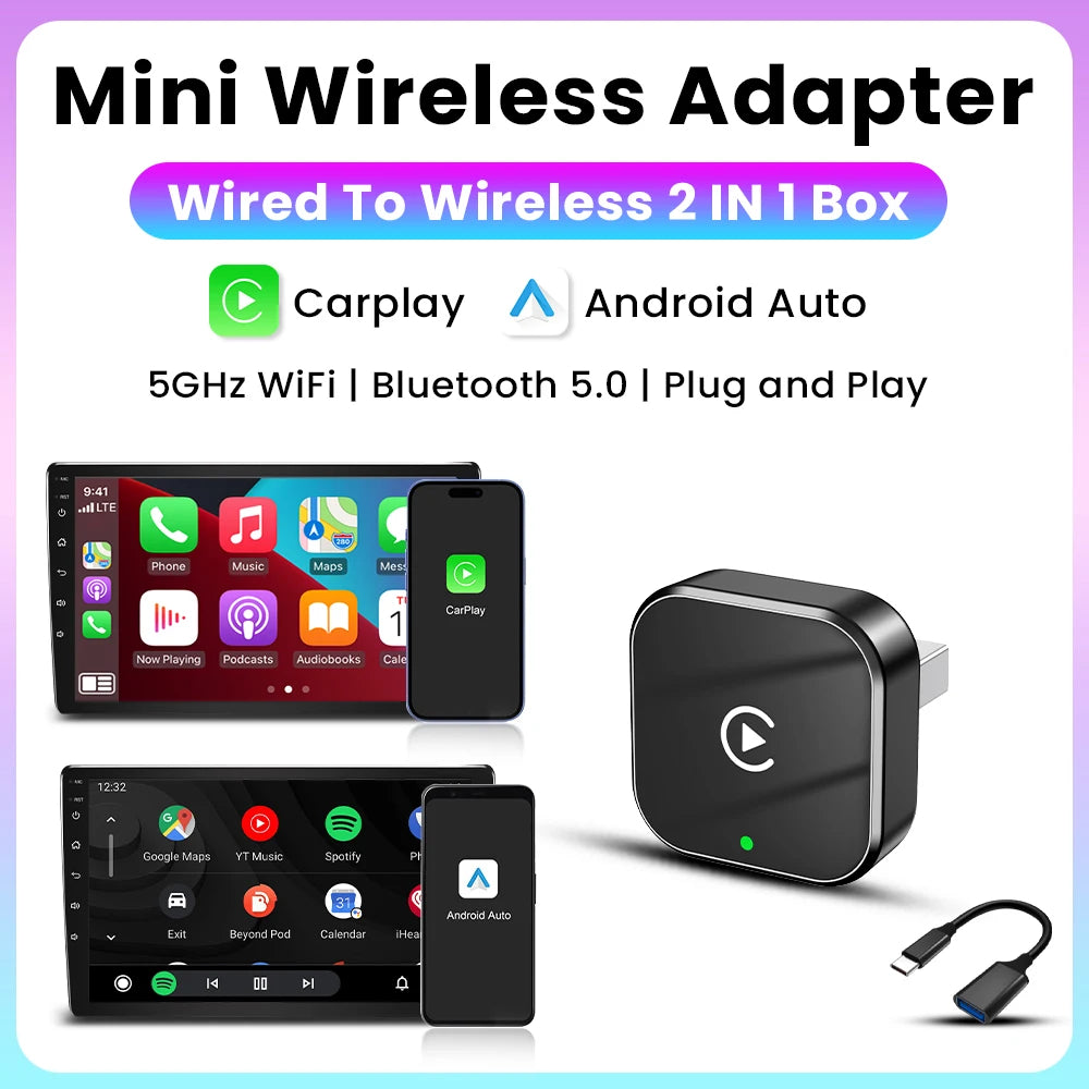 Wireless CarPlay & Android Auto Adapter™